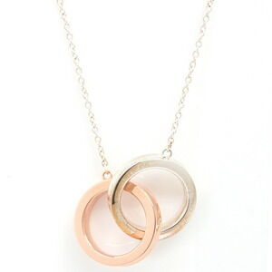 Tiffany Interlocking Circles Silver Pendant